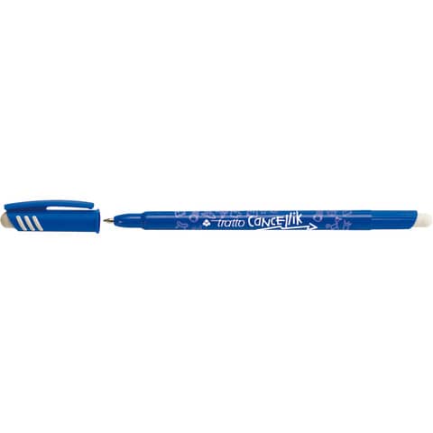 Penna a sfera cancellabile TRATTO Cancellik 1 mm blu F826101